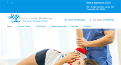 Desktop Screenshot of premier-family-healthcare.com