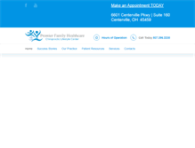 Tablet Screenshot of premier-family-healthcare.com